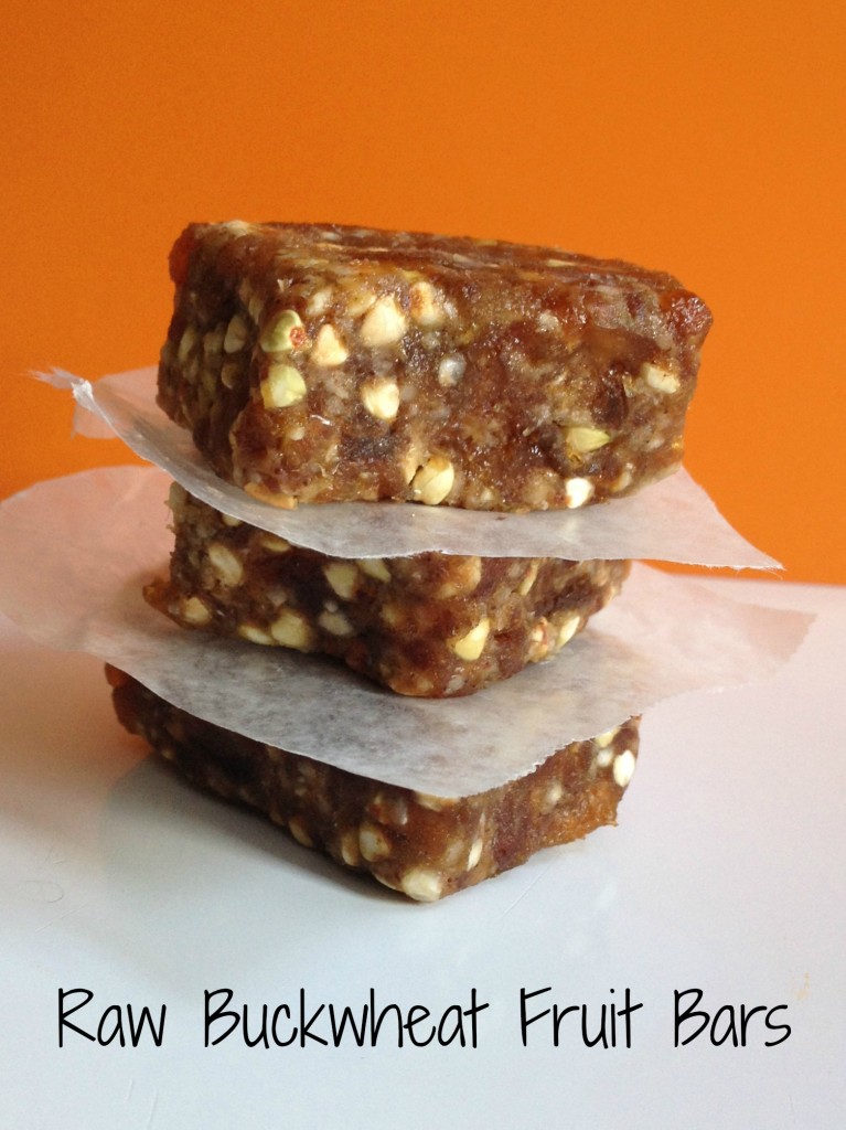 Raw Buckwheat Fruit Bars