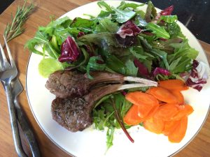 Rosemary Garlic Lamb Chops from the Conscious Cleanse