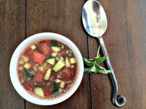 Zesty Watermelon Gazpacho ConsciousCleanse.com