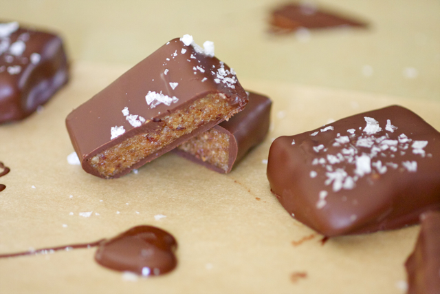 Salted Date Caramels