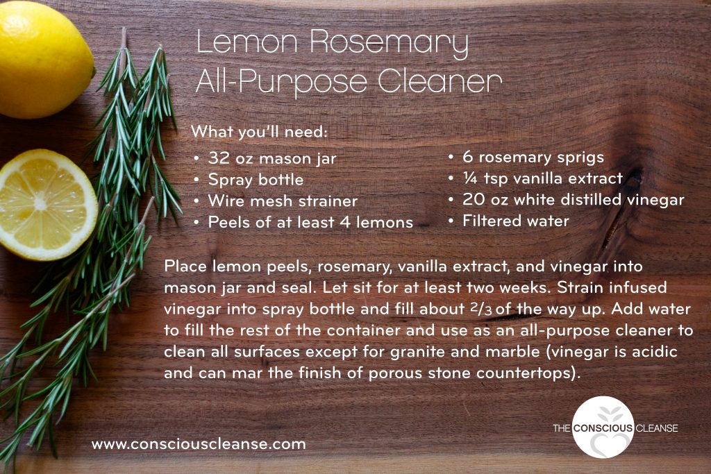 lemon rosemary cleaner