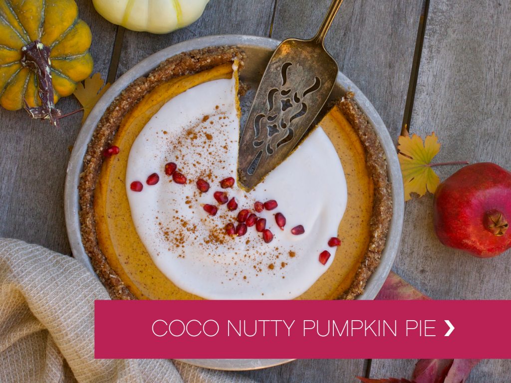 Conscious Cleanse | Nearly Raw Coco Nutty Pumpkin Pie | www.consciouscleanse.com | #healthytthanksgiving #pumpkinpie #wholefoodcleanse