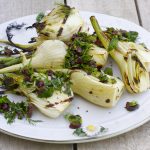Grilled Fennel with Herbs & Olives