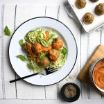 Plant Powered Not-Meatballs with Zucchini Noodles and No-Mato Marinara
