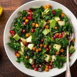 Image for Kale Pomegranate Salad with Tahini Dressing