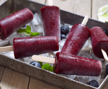 Blueberry Kombucha Pops