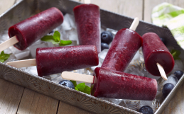 Blueberry Kombucha Pops