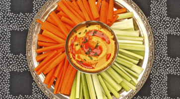 Cauliflower “Buffalo” Hummus