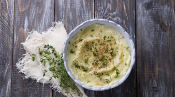 Cauliflower “Mashed Potatoes”