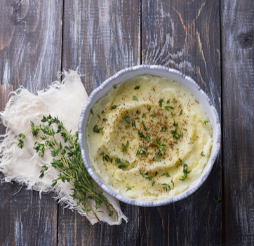 Cauliflower “Mashed Potatoes”