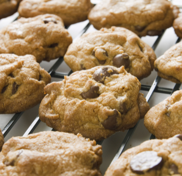 Chewy Dark Chocolate Cookie Bites