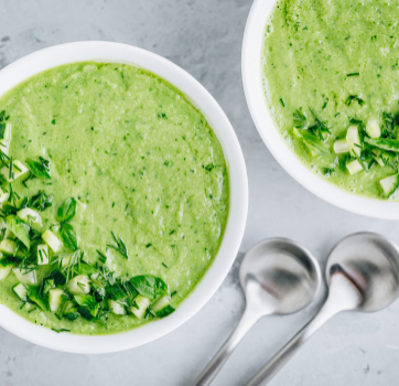 Chilled Cucumber Dill Soup