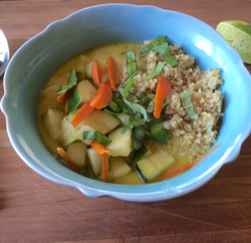 Coconut Curry Zucchini Soup