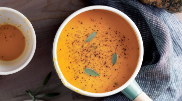 Creamy Pumpkin Sage Soup