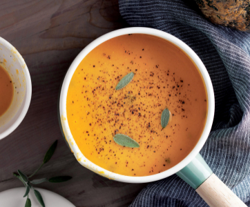 Creamy Pumpkin Sage Soup