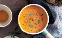 Creamy Pumpkin Sage Soup