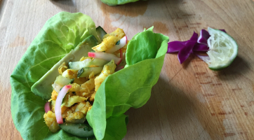 Zesty Lime Fish Tacos with Cucumber Radish Salsa