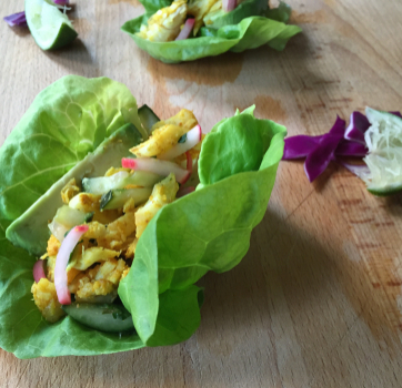 Zesty Lime Fish Tacos with Cucumber Radish Salsa