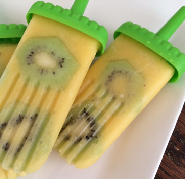 Fresh Fruit Tropical Popsicles