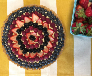 Vanilla Custard Fruit Tart