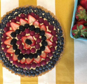 Vanilla Custard Fruit Tart