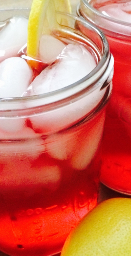 Conscious Cleanse | Hibiscus Tea Cooler | www.consciouscleanse.com | #teacocktail #mocktail #summerdrink #consciouscleanse