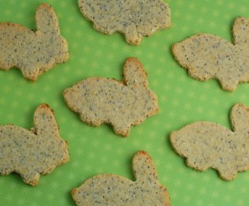 Lemon Poppy Seed Bunny Cookies