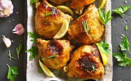 Lemony Roasted Chicken