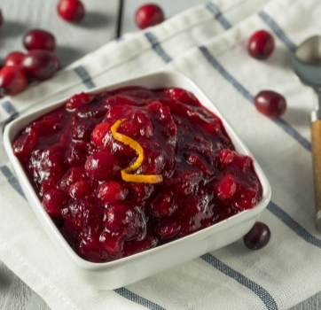 Low-Sugar Cranberry Sauce