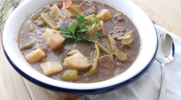 Crockpot Bison Stew (includes Instant Pot instructions)