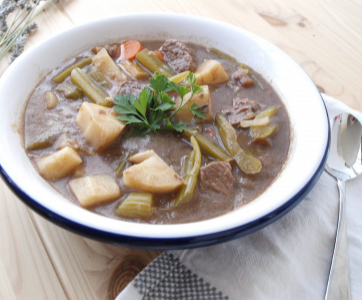 Crockpot Bison Stew (includes Instant Pot instructions)