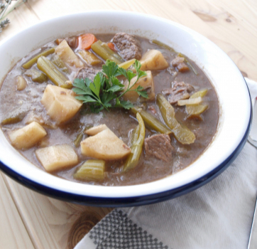 Crockpot Bison Stew (includes Instant Pot instructions)