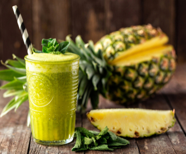 Pineapple Mint Green Smoothie