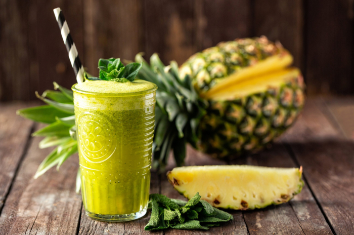 Image for Pineapple Mint Green Smoothie