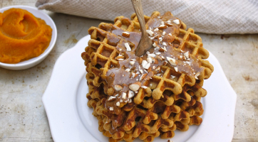 Pumpkin Spice Waffles