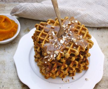 Pumpkin Spice Waffles