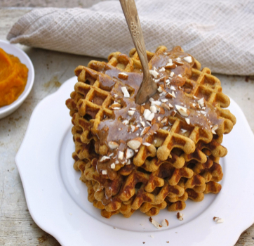 Pumpkin Spice Waffles