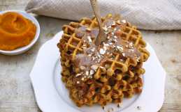 Pumpkin Spice Waffles