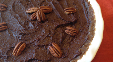 Raw Chocolate Pecan Pie