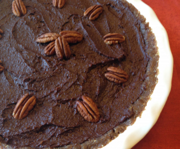 Raw Chocolate Pecan Pie