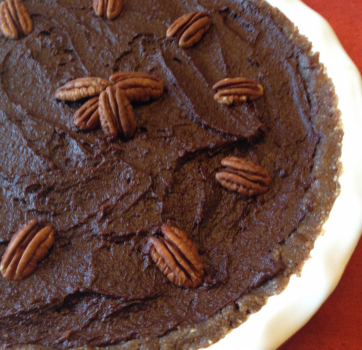 Raw Chocolate Pecan Pie