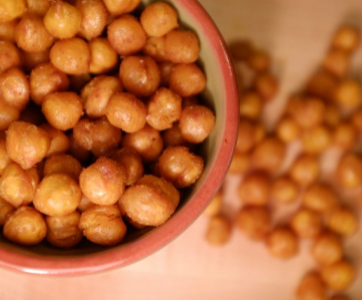 Roasted Curry Chickpeas