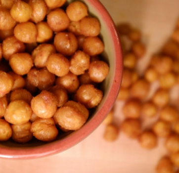 Roasted Curry Chickpeas