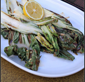 Sesame Ginger Grilled Bok Choy