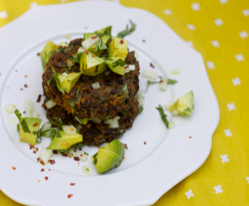 Spicy Black Bean Burger