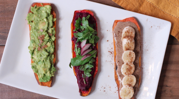 Sweet Potato Toast – 3 ways