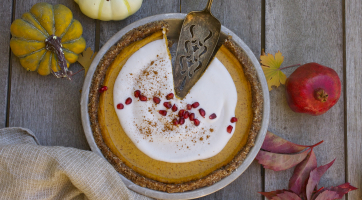 Nearly Raw Coco Nutty Pumpkin Pie