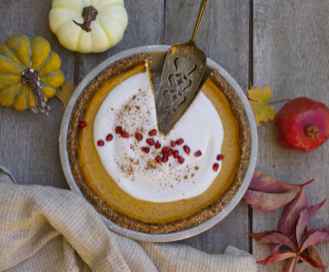 Nearly Raw Coco Nutty Pumpkin Pie