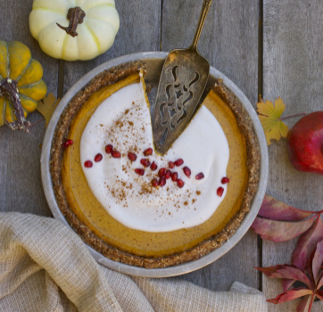 Nearly Raw Coco Nutty Pumpkin Pie