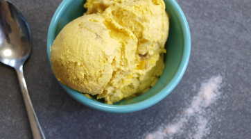 Vegan Sea Salt Caramel Ice Cream